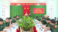 Le groupe n° 9 du commandement militaire provincial de Gia Lai a procédé à un examen préliminaire du mouvement d'émulation « Déterminés à gagner ».