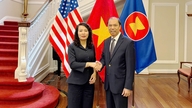 Delegationen fra Bac Ninh-provinsen besøgte og arbejdede på den vietnamesiske ambassade i USA.