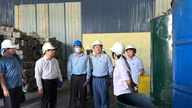 Satu delegasi daripada Jawatankuasa Sains, Teknologi dan Alam Sekitar telah menjalankan tinjauan di taman perindustrian Binh Xuyen.