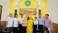 Ledere fra Sa Dec-distriktet besøgte og lykønskede buddhistiske institutioner i anledning af Buddhas fødselsdagsfejring i 2026.