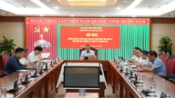 Konferencen vedtog udkastet til rapport om resultaterne af inspektionen (anden fase) af Khanh Hoa Provincial Party Committees stående udvalg.