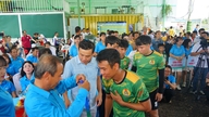 Prisuddeling for arbejdernes, ansattes og arbejdernes sportsfestival i den østlige del af Lam Dong-provinsen