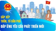 Реорганизация деревень и жилых районов в соответствии с новыми требованиями развития.