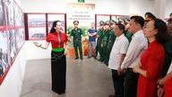 Inaugurazione della mostra fotografica "Dalla base di Viet Bac alla campagna di Dien Bien Phu"