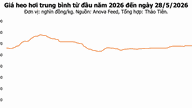 Svinekødspriserne i dag, den 28. maj: ​​Lille fald på tværs af linjen og falder til under 70.000 VND/kg.