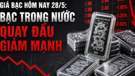 Sølvpriserne i dag, 28. maj: Phu Quy Silver, Doji, Ancarat og Sacombank-SBJ faldt uventet kraftigt.