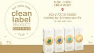 Moc Chau Creamery frisk mælk har opnået sin Clean Label Project-certificering fra USA.
