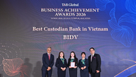 Η BIDV Bank διατηρεί τη θέση της ως η καλύτερη τράπεζα θεματοφύλακας στο Βιετνάμ.
