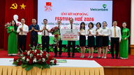 Vietcombank patrocinará con mil millones de VND el Festival de Hue 2026.