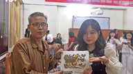 "Soul on the canvas": As young people continue to write the story of Dong Ho folk painting heritage.