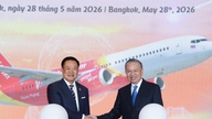 Vietjet fejrer, at de har nået 50 millioner passagerer, der rejser mellem Vietnam og Thailand.
