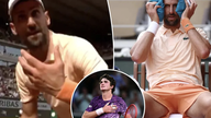 Djokovic suuttuu kameroille hävittyään brasilialaiselle ihmelapselle Roland Garrosilla.