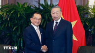 Tổng Bí thư, Chủ tịch nước Tô Lâm hội kiến Chủ tịch Quốc hội Singapore Seah Kian Peng