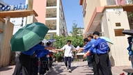 Прогноз погоды на день вступительных экзаменов в 10 класс: на второй день экзаменов в некоторых районах Ханоя ожидается жаркая и солнечная погода.
