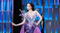Huong Giangs kæreste og en række kendisser heppede på hende i Miss Grand-finalen.