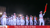 A spectacular military parade through the streets of Sam Son beach.