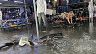 Heftige Regenfälle verursachen Überschwemmungen in vielen Gebieten von Nha Trang.
