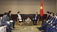 Le secrétaire général et président To Lam reçoit les dirigeants du groupe Grab.