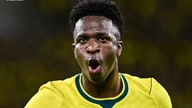 Casemiro og Vinicius stråler, Brasilien vinder på tennisagtig vis.