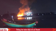 Fishing boat catches fire in the early morning, estimated damage of 1.2 billion VND.
