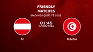 Kampforhåndsvisning og direktesending av Østerrike mot Tunisia i en vennskapskamp 2. juni 2026.