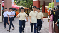 Examen de ingreso al décimo grado en Ciudad Ho Chi Minh: Los candidatos se sienten aliviados tras completar las asignaturas de Literatura e Idioma Extranjero.