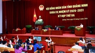 Resolutionen blev vedtaget for at godkende etableringen af ​​Quang Ninh City direkte under centralregeringen.