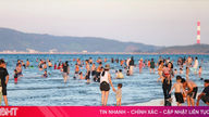 I begyndelsen af ​​ugen var Hai Ninh-stranden fyldt med turister.