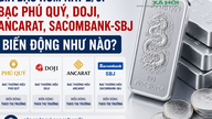 Mai ezüstár (június 2.): Hogyan ingadoztak a Phu Quy, Doji, Ancarat és Sacombank-SBJ ezüstárak?