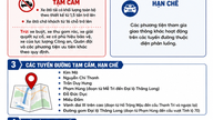 Während des Gewerkschaftskongresses wird es in Hanoi drei Tage lang Verkehrsbeschränkungen auf den Straßen geben.