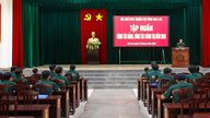 กองบัญชาการทหารประจำจังหวัดได้จัดการฝึกอบรมเกี่ยวกับการทำงานของพรรคและการทำงานทางการเมือง