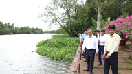 Vinh Long sedang menangani situasi tanah runtuh di kawasan pagoda Prek Tung.