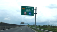 La autopista My Thuan - Can Tho tiene un límite de velocidad máximo de 80 km/h.