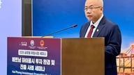 Formanden for Hai Phong Citys folkekomité, Do Thanh Trung, ledede Hai Phong-Sydkorea-investeringskonferencen 2026.