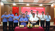 Đảng ủy UBND tỉnh và Đảng ủy Viện Kiểm sát nhân dân tỉnh ký kết quy chế phối hợp công tác