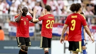 Romelu Lukaku nåede milepælen på 90 mål, da Belgien besejrede Kroatien 2-0 forud for VM i 2026.