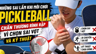 Advarsel om vanlige feil når man spiller Pickleball.