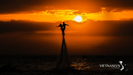 La danse de l'amour sur les vagues de Mui Ne