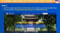 Bermula hari ini (3 Jun), Hanoi sedang menjalankan percubaan penggunaan peta GIS untuk pendaftaran dalam talian bagi pendaftaran sekolah rendah.