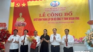 Jawatankuasa Parti komune Duc Chau mengumumkan keputusan untuk menubuhkan Cawangan Parti Wooin Vina Co., Ltd.