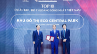 Grundlægger af Ecopark vinder en dobbelt pris ved den 2. Vietnam National Real Estate Awards.