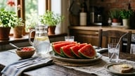 Wie man Wassermelone isst, um sich abzukühlen und Herzinfarkten und Schlaganfällen vorzubeugen.