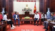 Comrade Dao My received and worked with the leaders of Lulu Group International.