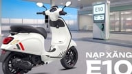Όλα τα τρέχοντα σκούτερ Piaggio και Vespa είναι συμβατά με βενζίνη E10.