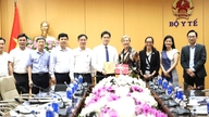 Timbalan Menteri Tetap Vu Manh Ha menerima dan bekerjasama dengan Perikatan untuk Inovasi dalam Pencegahan dan Kawalan Penyakit.