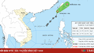 Trooppinen matalapaine on poistumassa Etelä-Kiinan mereltä.