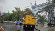 ด้วยปริมาณน้ำฝนที่เกิน 80 มิลลิเมตร ระบบระบายน้ำของฮานอยยังคงมีเสถียรภาพ