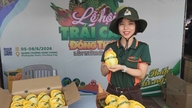 Kartet over Vietnam er laget av et spesialprodukt fra Dong Thap-provinsen.