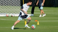 O técnico Scaloni disse que Messi tem a chance de jogar por alguns minutos.