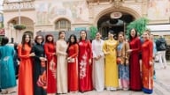 22 wives from 13 European countries reached the finals of the Miss Ao Dai pageant.